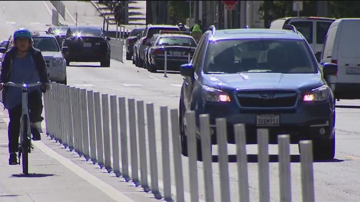 Controversial new bikes lanes get mixed views in San Francisco's Potrero Hill